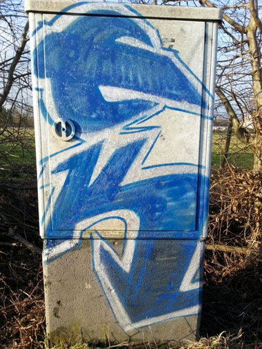 Graffiti Bombing - Photo by WurstUndKaese - Ek, eker, oelde (2015)