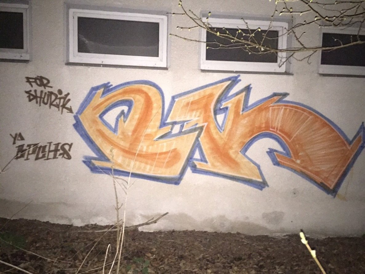 Graffiti Bombing - Photo by WurstUndKaese - Eker, Rts, Gütersloh (2015)