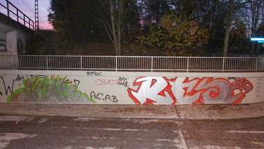 Graffiti Bombing - Photo by WurstUndKaese - erok, eker, Rts (2015)