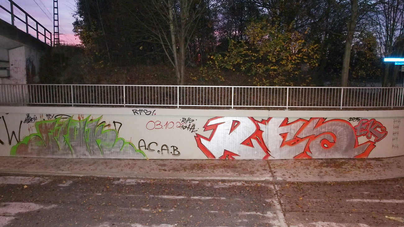 Graffiti Bombing - Photo by WurstUndKaese - erok, eker, Rts (2015)
