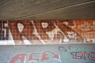 Graffiti Bombing - Photo by WurstUndKaese - Res, Zsk (1998)