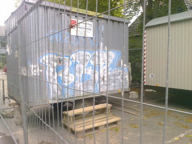Graffiti Bombing - Photo by WurstUndKaese - Rudeboys, Rudeboyz, war