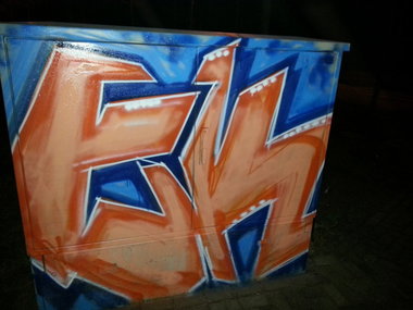 Graffiti Bombing - Photo by WurstUndKaese - ek, Eker, rts (2015)