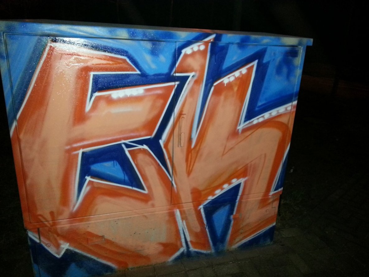 Graffiti Bombing - Photo by WurstUndKaese - ek, Eker, rts (2015)