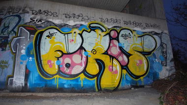 Graffiti Bombing - Photo by WurstUndKaese - Foris, Sif