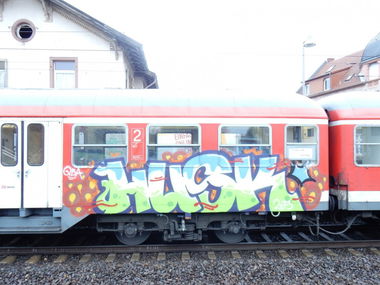 Graffiti Train - Photo by Wurstfinger