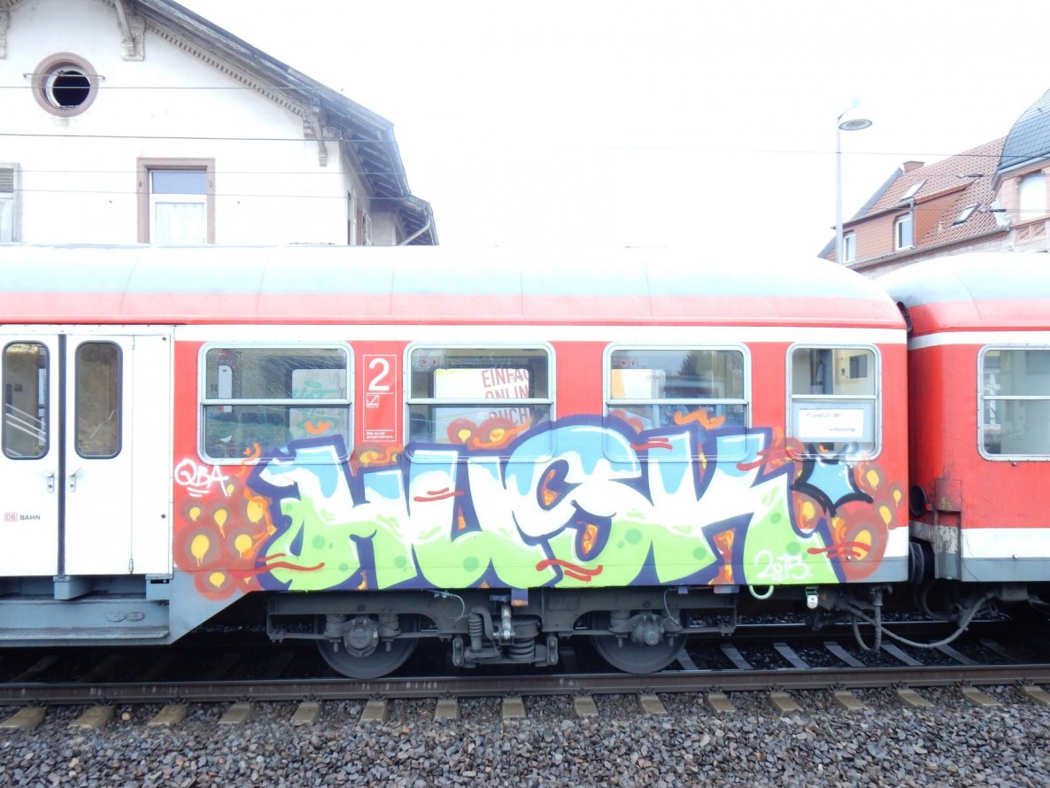 Graffiti Train - Photo by Wurstfinger
