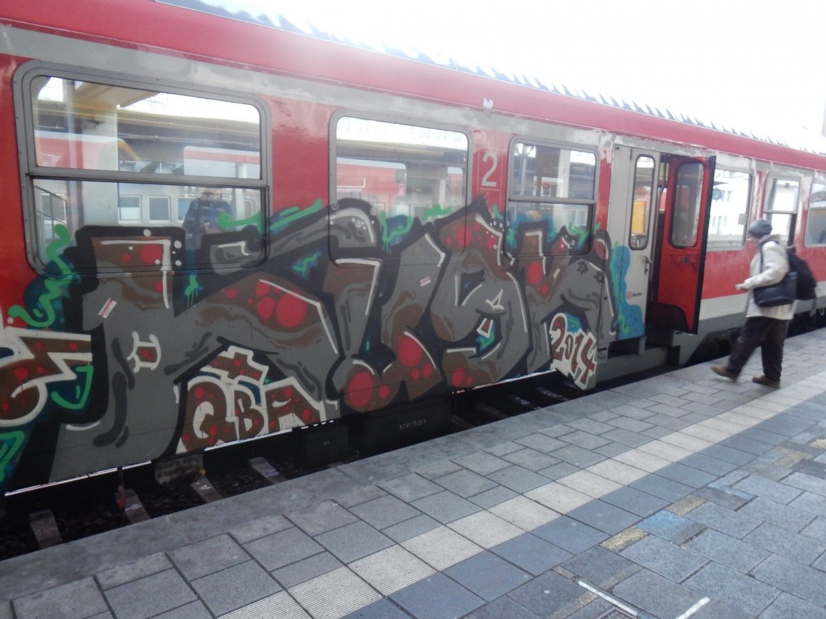 Graffiti Train - Photo by Wurstfinger