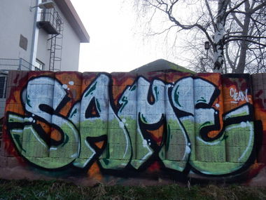 Graffiti Bombing - Photo by Wurstfinger