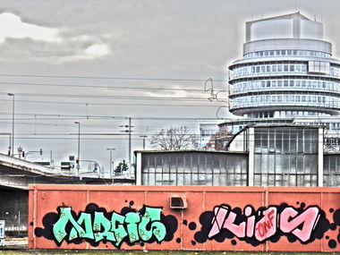 Graffiti Bombing - Photo by Wurstfinger - Heidelberg
