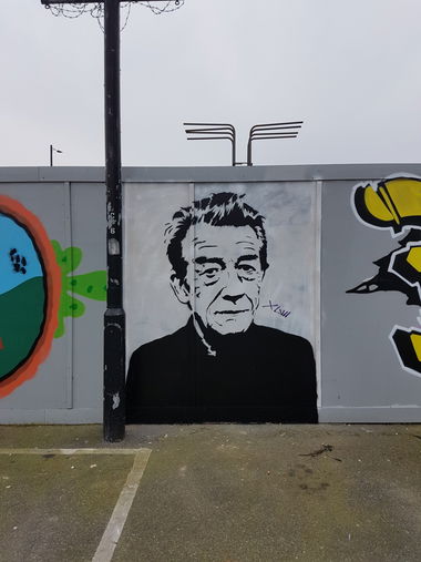 Graffiti Street Art - Photo by XLVII - johnhurt, XLVII, stencilart (2017)