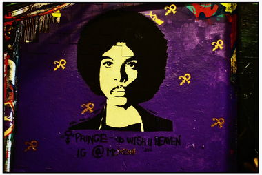 Graffiti Wall - Photo by XLVII - prince, purplearmy, princeforever (2016)
