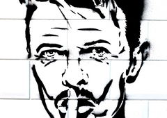 Graffiti Street Art - Photo by XLVII - bowieart, xlvii, london (2016)