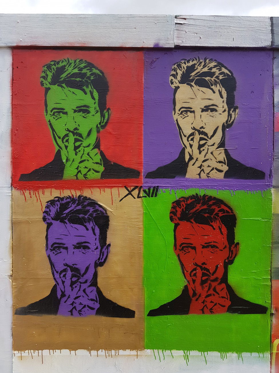 Graffiti Wall - Photo by XLVII - XLVII, BOWIEART, BOWIE (2017)