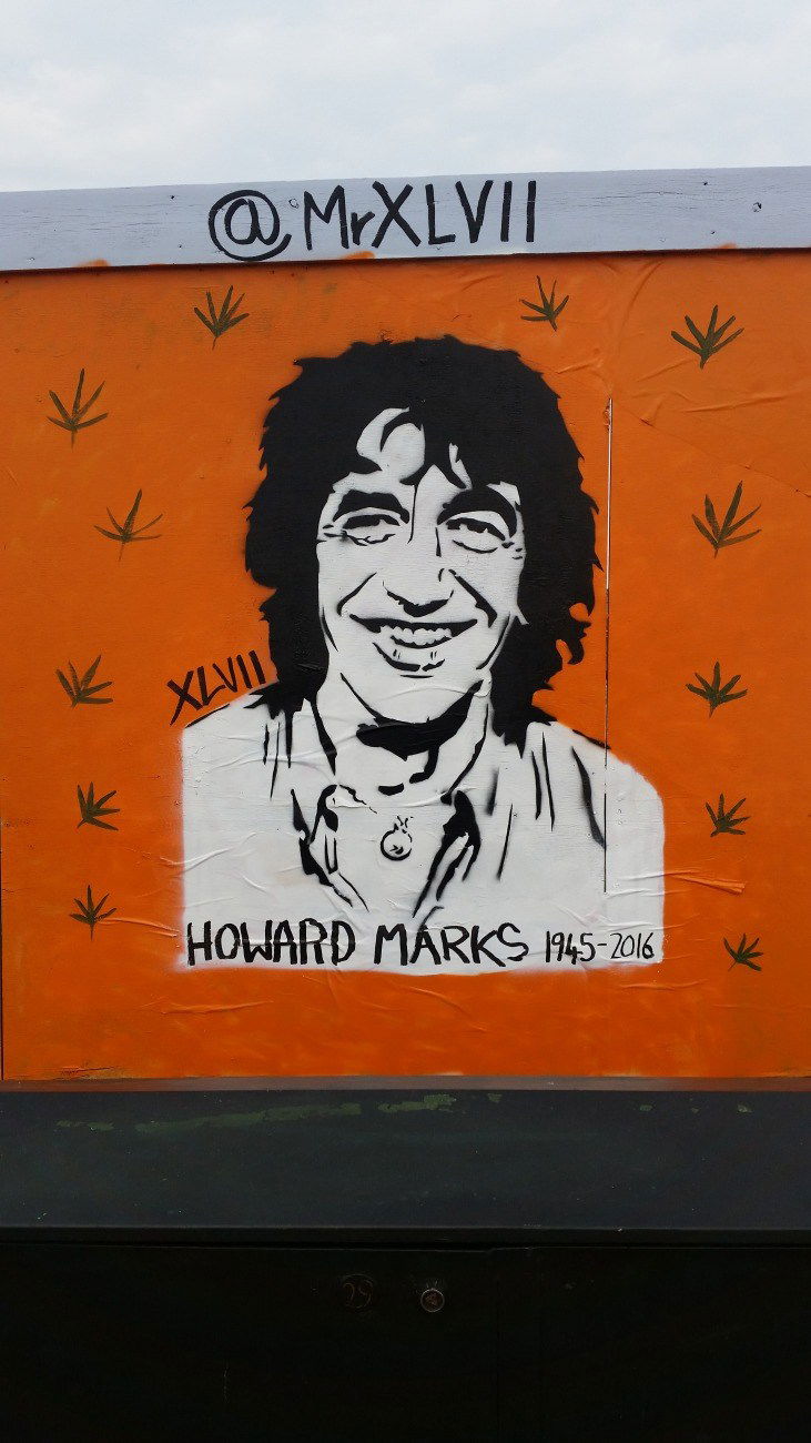 Graffiti Street Art - Photo by XLVII - howardmarks, XLVII, weed (2016)