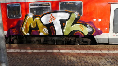 Graffiti Train - Photo by XYZ - MTL (2014)