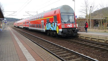 Graffiti Train - Photo by XYZ - UKW, Zank, Anton (2014)