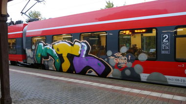 Graffiti Train - Photo by XYZ - MTL (2014)