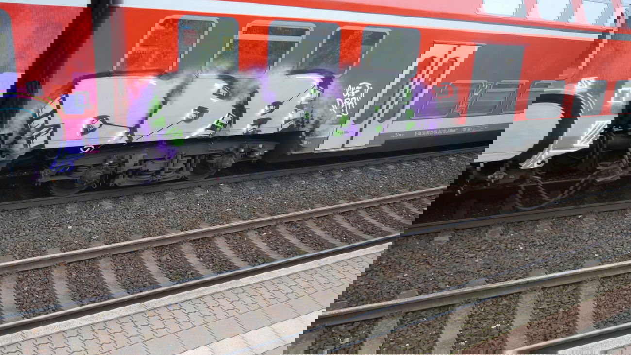 Graffiti Train - Photo by XYZ - DDR (2014)