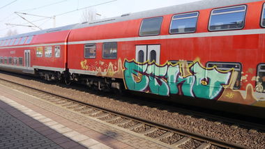 Graffiti Train - Photo by XYZ - ESKO, MTL, DISPO (2015)