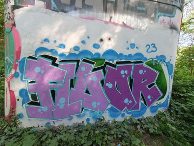 Graffiti Wall in Bochum - Photo by XtraSerious - Bochum, Simplestyle, purple (2023)