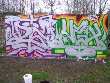 Graffiti Wall - Photo by YAKE96 - DAZE, 95, DAZE95 (2014)