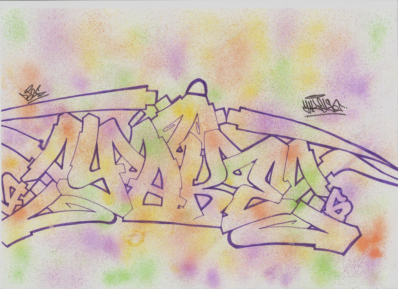 Graffiti Sketch - Photo by YAKE96 - YAKE, 96, YAKE96 (2015)