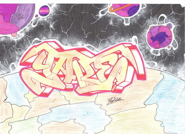 Graffiti Sketch - Photo by YAKE96 - YAKE, 96, YAKE96 (2015)