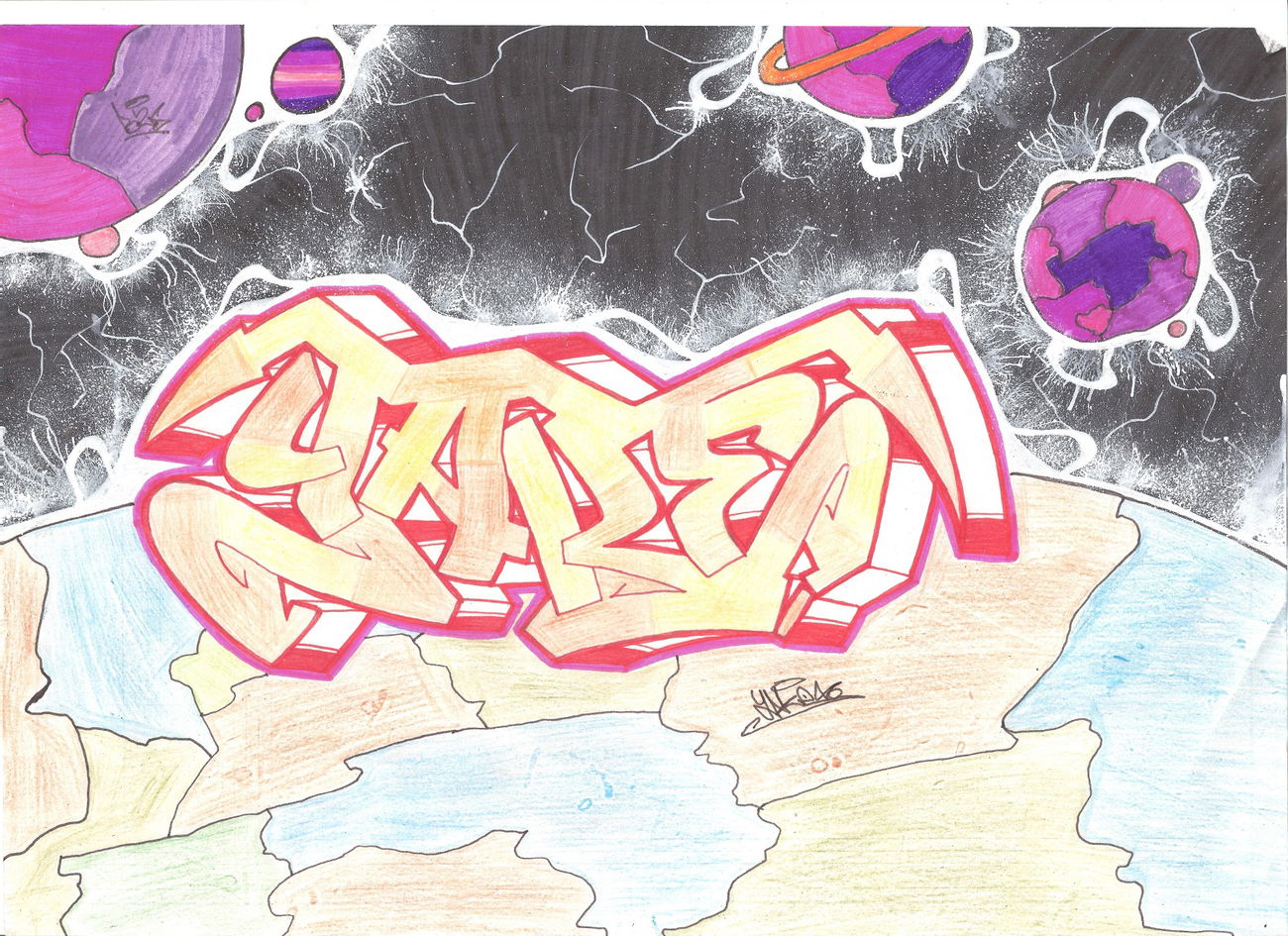 Graffiti Sketch - Photo by YAKE96 - YAKE, 96, YAKE96 (2015)