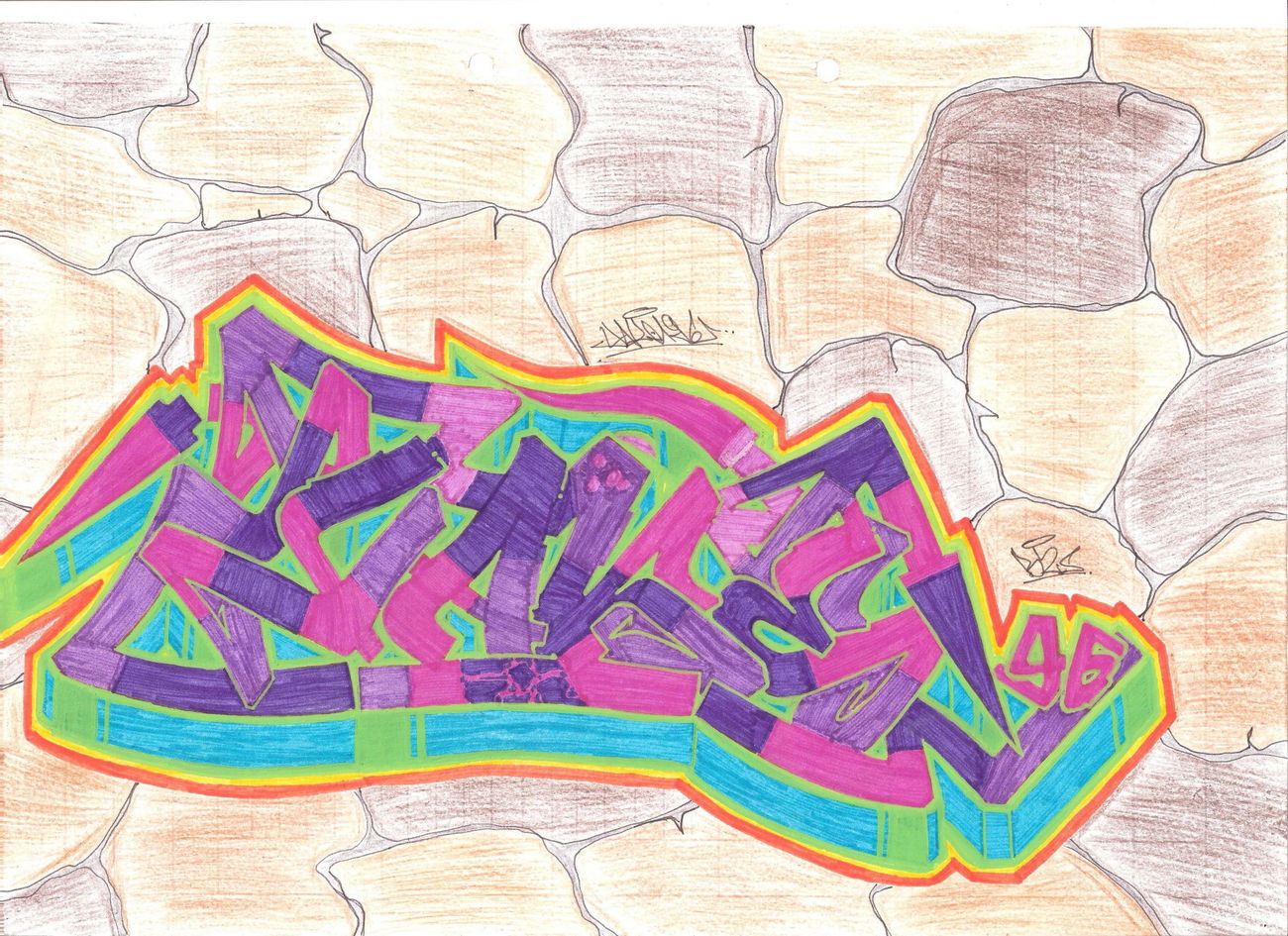 Graffiti Sketch - Photo by YAKE96 - YAKE, 96, YAKE96 (2015)