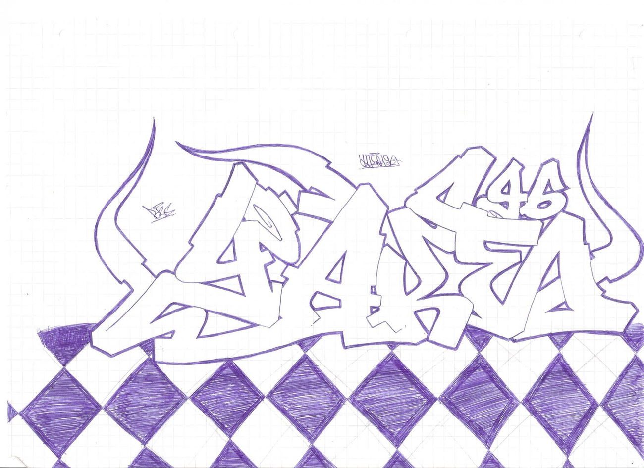 Graffiti Sketch - Photo by YAKE96 - YAKE, 96, YAKE96 (2015)