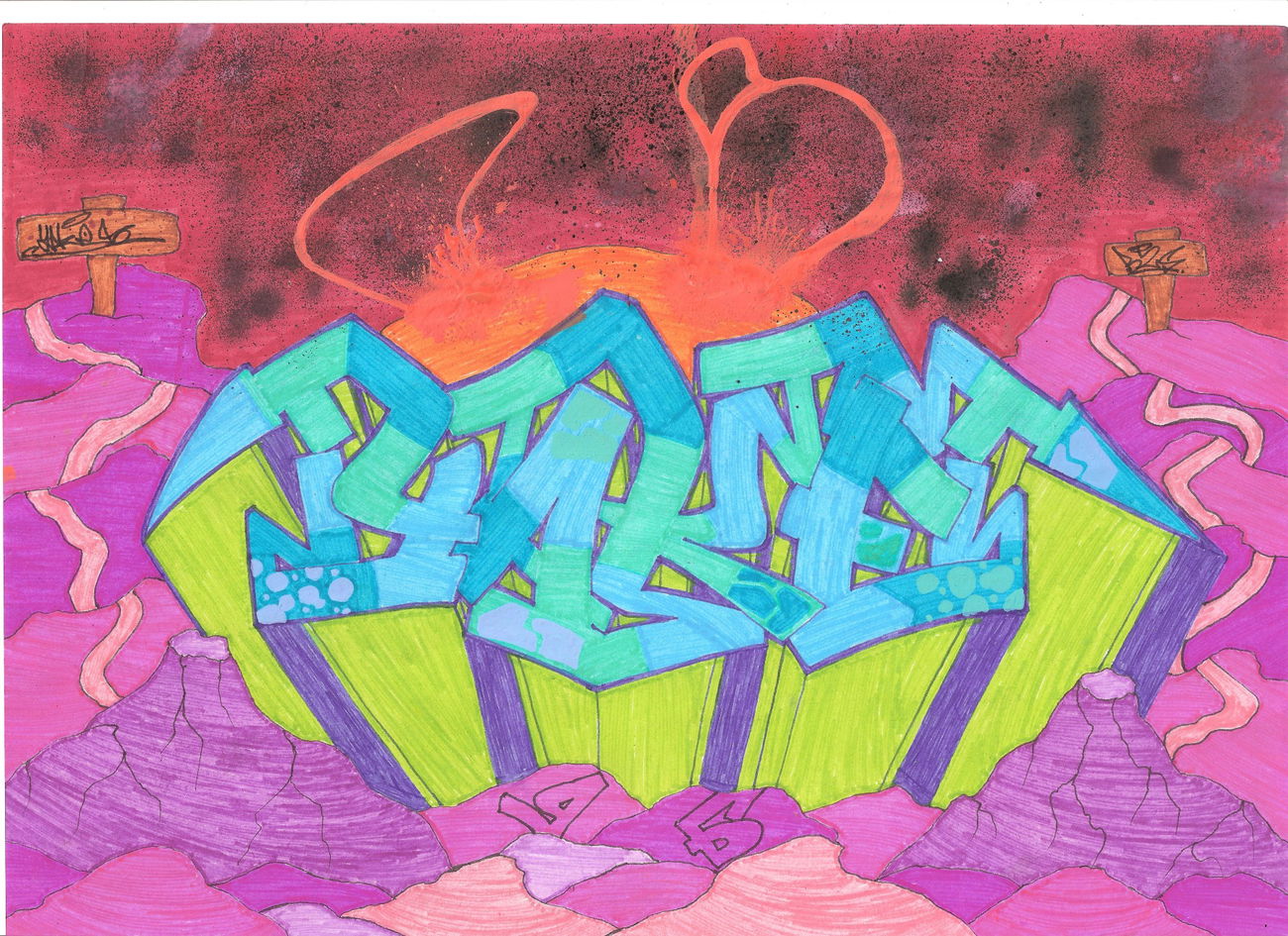 Graffiti Sketch - Photo by YAKE96 - YAKE, 96, YAKE96 (2015)
