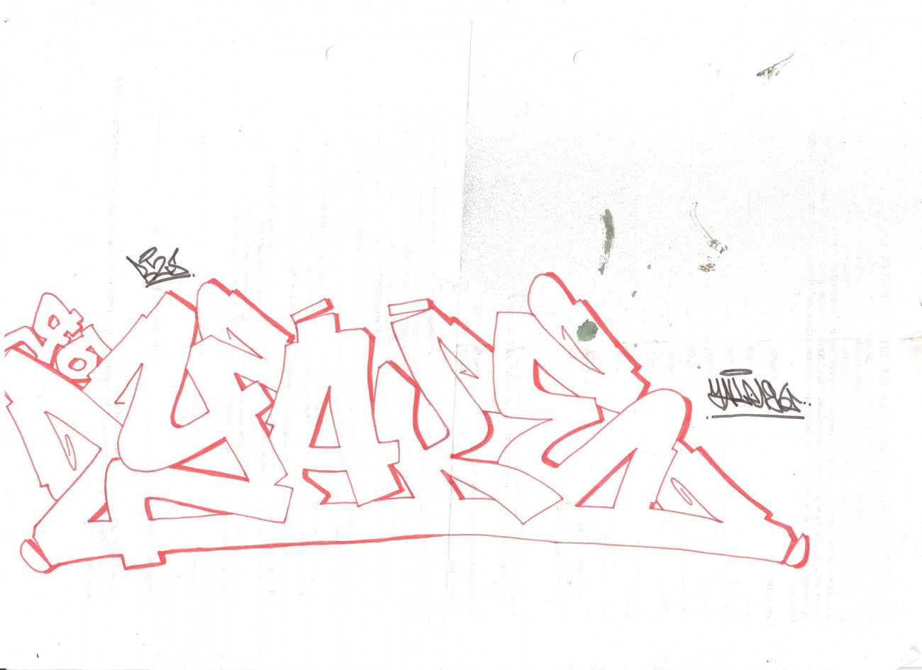 Graffiti Sketch - Photo by YAKE96 - YAKE, 96, YAKE96 (2015)
