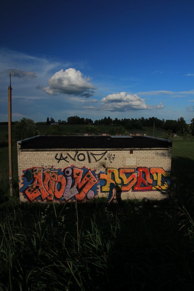 Graffiti Bombing - Photo by YOsup - Estonia, ODC, AVOID (2013)