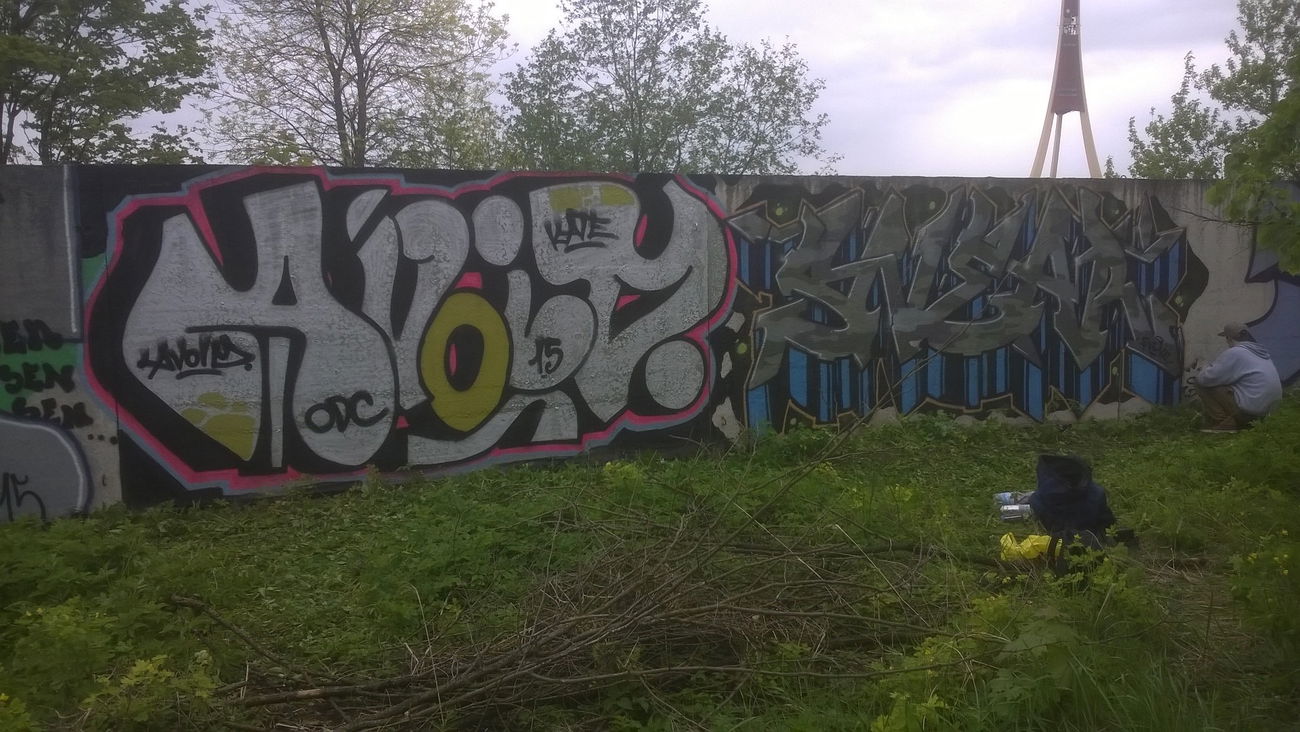 Graffiti Bombing - Photo by YOsup (2015)