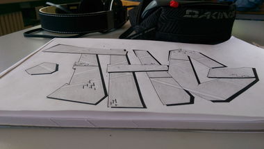 Graffiti Sketch - Photo by YaBoy - Practice, ThG, sketch (2014)