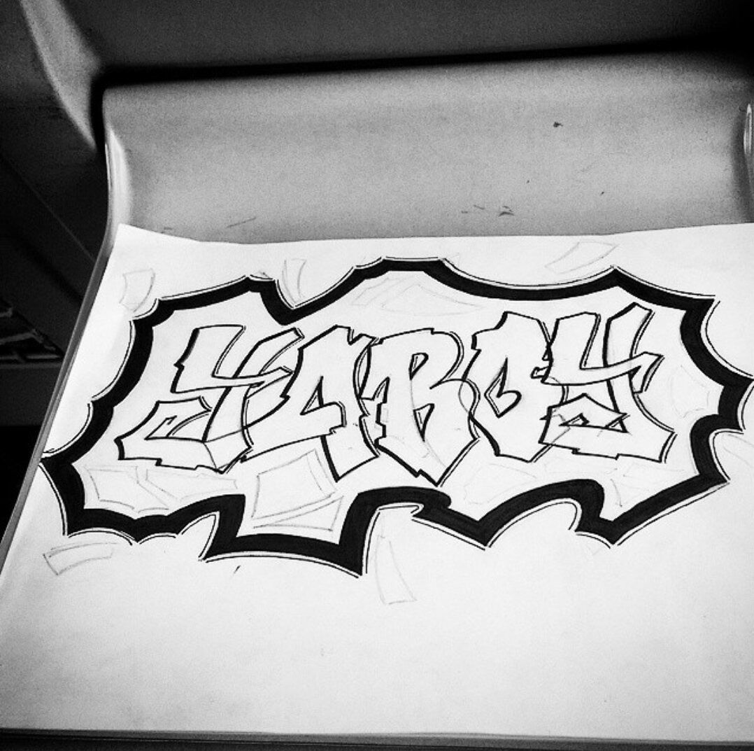 Graffiti Sketch - Photo by YaBoy - sketch, YaBoy, ThG (2015)