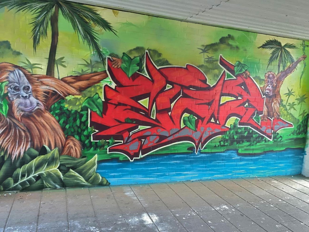 Graffiti Wall - Photo by Yate - yate (2016)