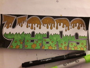 Graffiti Sketch - Photo by Yeads (2019)