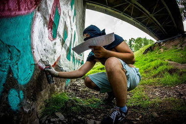 Graffiti Bombing in Yaroslavl - Photo by Yites - Yites