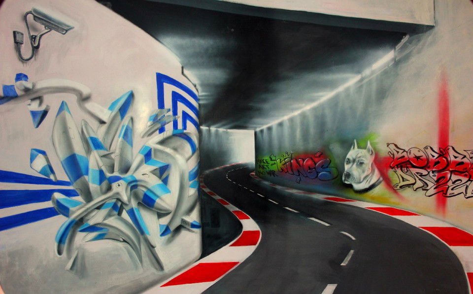 Graffiti Sketch in Moscow - Photo by Yova (2013)
