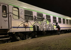 Graffiti Train in Gorzow - Photo by Ytho1 - vbk, ekoss, tehno (2024)