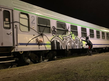 Graffiti Train in Gorzow - Photo by Ytho1 - vbk, ekoss, tehno (2024)