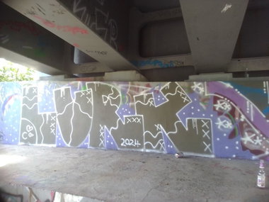 Graffiti Wall in Gorzow - Photo by Ytho1 - lurk, ceu, cu (2024)