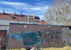 Graffiti Wall in Gorzow - Photo by Ytho1 - ohty, yoth, cu (2026)