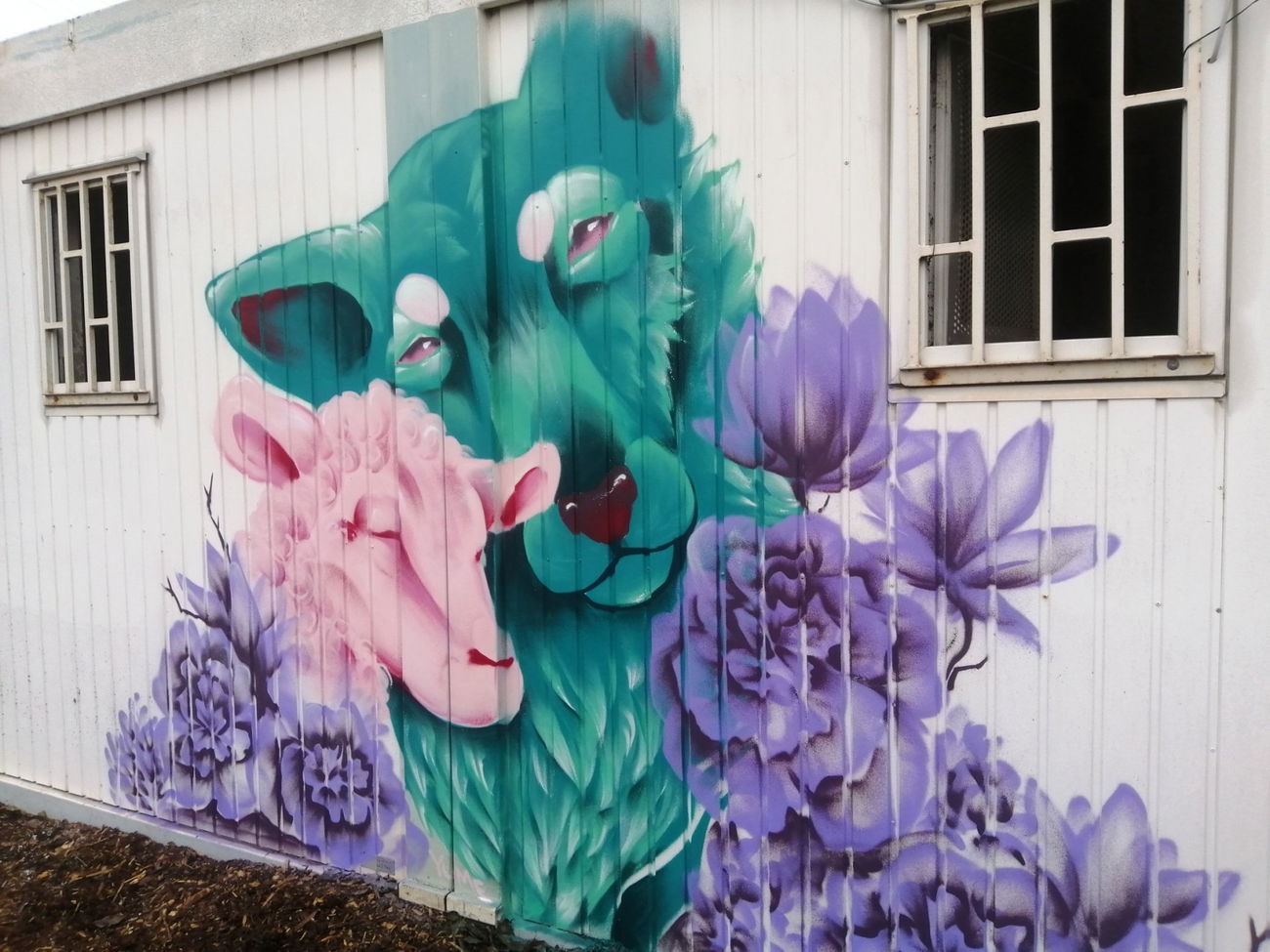 Graffiti Street Art - Photo by YumeS - yume, helletierarche, flameblue (2020)