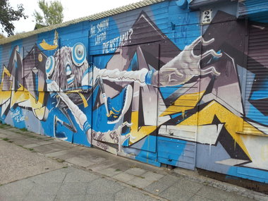 Graffiti Wall - Photo by YumeS - wute, berlin, crn