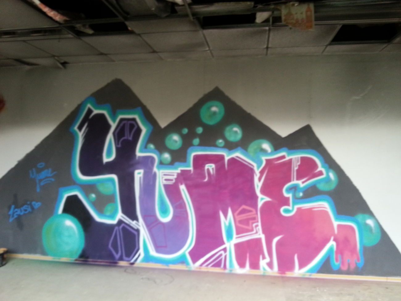 Graffiti Bombing - Photo by YumeS - yume