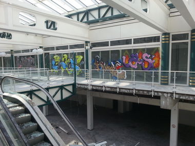 Graffiti Bombing in Deutschland - Photo by YumeS - wute, yume, Qooc (2016)