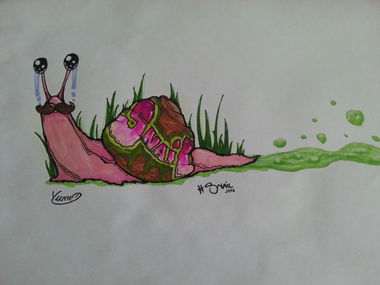 Graffiti Sketch - Photo by YumeS - snail, yume (2016)